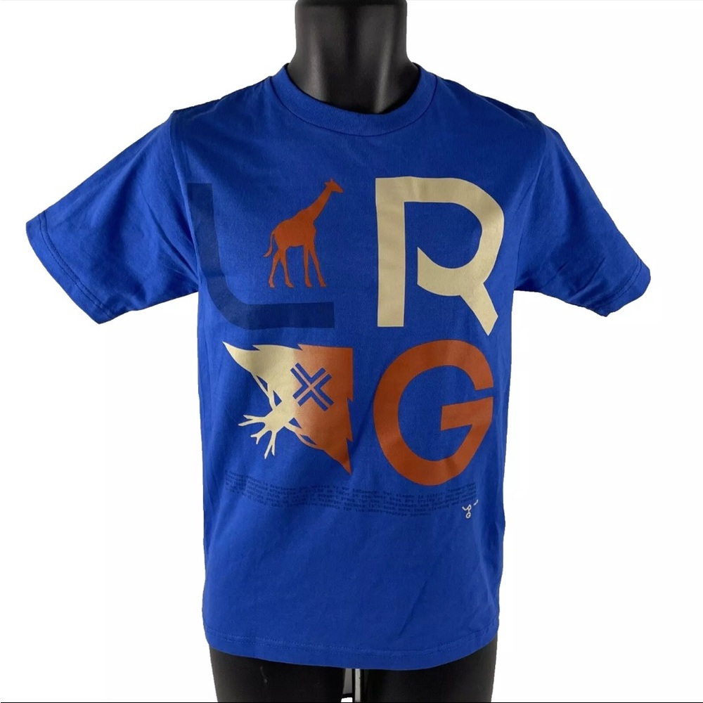 New Mens LRG Lifted Research Group Short Sleeve Graphic T-Shirt Sz S NWT